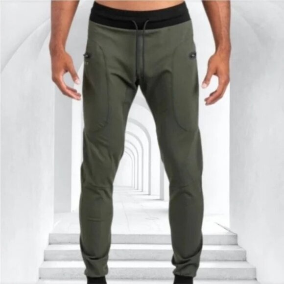 Men's Bylt Olive Green Basics Premium Jogger Olive Green Activewear Size M - Picture 2 of 6